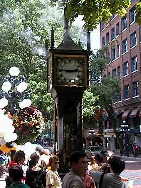 18 - Canada - Vancouver, reloj de vapor